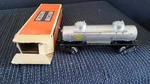 Lionel 6465 2 Dome Vintage Tank Car, Silver With Original Box. Fixed Price $25.00.