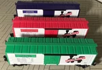 Lionel 6-39310 Monopoly Boxcars Pack #3, New In Boxes. Fixed Price $185.00.