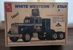 Amt White Western Star Georgia Pacific 1/25 Scale Kit *open Box Rare - Read!. Fixed Price $84.99.