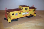 K-line Train K613-2111 Union Pacific "o" Scale Extended Vision Caboose. Fixed Price $65.00.
