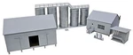 Walthers Cornerstone 933-4059 Ho Scale Trackside Oil Dealer Storage Tanks -- Kit. Fixed Price $51.99.