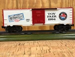 Lionel 6-19931 1994 Toy Fair Boxcar. Fixed Price $36.00.
