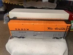 Lgb 4091 Rio Grande D&rgw Boxcar W/metal Wheels Knuckle Couplers. Fixed Price $169.95.
