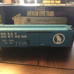 Vintage American Flyer Great Northern Boxcar Mechanical Couplers 6-48343. Fixed Price $51.99.