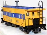 K-line K612-4461 Virginian Smoking Bay Window Caboose 6201 C-8 W/shipper 1/48. Fixed Price $124.95.