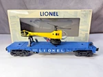 Lionel 6-29827 Postwar Celebration #3419 Lt. Blue Flatcar W/HELICOPTERBX-13. Fixed Price $24.99.