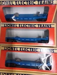 Lionel 6-16923 Lines Flatcar With Wheel Chocks Nib. Fixed Price $42.50.