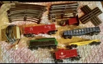 Lot Of Gauge 3-RAIL Track -lionel Cars-spot Light-tyco Transformer. Fixed Price $35.00.
