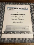 Fairbanks-morse 1600 Hp, 150 Ton Diesel Electric Locomotive Rare Original 1945. Fixed Price $49.99.