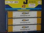 Athearn Ho #28992, 53' Jindo Container, Axsun Group. Fixed Price $35.00.