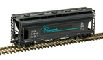 Atlas Scale 3560 Covered Hopper Cancarb/acfx #74072 (black/blue). Fixed Price $26.99.