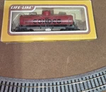 Life-like Ho Conoco Red Tank Car Model Railroad Painted Plastic. Fixed Price $13.00.