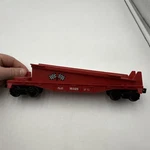 Lionel O27 Gauge Red Micro Racers Ramp Exhibition Flatcar #16325 - No Load. Fixed Price $14.99.