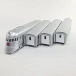 Mth Scale Cb&q Burlington Route Pioneer Zephyr 4 Car Passenger Train Set. Fixed Price $332.49.