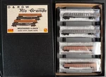 Scale Micro-trains Rio Grande Weathered Gondola 4-PACK 98305036 Mint. Fixed Price $124.95.