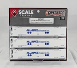 Scaletrains Ho 53' Cimc Refrigerated Container 3-PACK Alliance Shippers SXT11697. Fixed Price $74.95.