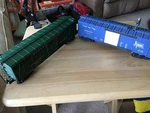 Lionel 3356 Horse Car & 3424 Brakeman. Fixed Price $30.00.