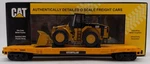 Mth 20-98359 Gauge Caterpillar Flat Car With Loader Ex/box. Fixed Price $99.99.