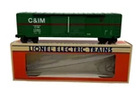 Lionel 6-17207 Scale Chicago Illinois Midland Double Door Boxcar Green. Fixed Price $24.95.