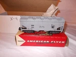 American Flyer #924 Cement Car In Rare #24208 Transition Box Lot #X-4. Fixed Price $202.39.