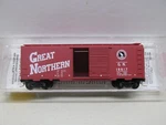 Micro Trains # 20186 Great Northern 40' Box Car 19617 Scale. Fixed Price $16.00.
