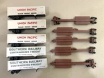 Ho Athearn Blue Box Impack Southern Pacific Piggy Back Cars With Trailers. Fixed Price $70.00.