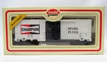 Nib - Ho Scale Model Power Champion Spark Plugs 40' Steel Box Car. Fixed Price $7.95.