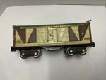 Lionel 514R Refrigerator Tin Model Train Car Tan Green Brown Trim Side. Fixed Price $49.00.