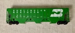 Scale Athearn 54' 3-BAY Covered Hopper Burlington Northern Bn 456217 Green. Fixed Price $14.50.