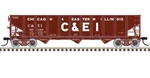 Atlas Scale Aar 70-TON 9-PANEL 3-BAY Open Hopper C&ei #86348 20006921. Fixed Price $26.50.