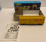 Ho Athearn Acy 40' Boxcar Kit #1212. Road Number 3247 -kadee Knuckle Couplers. Fixed Price $9.49.