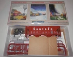 Walthers Scale Santa Fe 350074 100 Ton Cement Covered Hopper Kit #932-5406. Fixed Price $18.99.