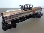 Lionel "o" And "027" Gulf Oil Corporation Single Dome Tank Car Cap Missing. Fixed Price $58.00.