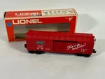 Lionel 9751 Frisco Boxcar, Lot 8-23, Bin 20. Fixed Price $16.95.