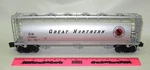 Lionel New 6-27437 Great Northern Cylindrical Hopper #170997. Fixed Price $85.00.