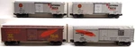 Kmt Gauge Assorted Freight Cars: 19357, 163116, 1988 4 Ex/box. Fixed Price $54.99.