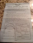 Lionel 1962 Ho Instruction Sheet 0922/0823 Switches C-8 Ln. Fixed Price $10.00.
