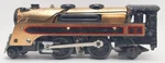 Marx 396 Gauge Vintage Canadian Pacific Gold Steam Locomotive. Fixed Price $99.99.