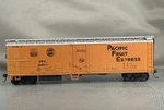 Athearn - Pacific Fruit Express 50' Mechanical Reefer + Wgt # 300207 W/kadees. Fixed Price $8.44.