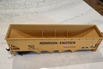 Bachmann Scale Morrison Knudsen Mkix 750 Open Hopper Freight Car Missingwheel. Fixed Price $7.99.
