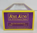 King New York Central Flat Car 3-RAIL Empty Box W/inserts MT-7601 Nice. Fixed Price $5.00.