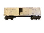 Unrun, C-7 Lionel 6464-1 Western Pacific Boxcar Good Silver,. Fixed Price $34.95.