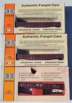 (3) Con-cor Ho 54' Mill Gondola, Southern Pacific And Data Only New Kits. Fixed Price $19.88.