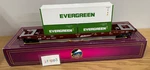 Mth 20-95059 Bnsf Husky Stack Car Scale Train Intermodal Evergreen Containers. Fixed Price $99.95.