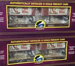 Mth Premier 20-95557 Southern Pacific Flat Car W/ (2) Pup Trailers (2-PACK). Fixed Price $249.00.