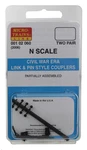 Micro Trains Line Body Mount Couplers Link & Pin Style Pair 102060. Fixed Price $11.26.