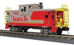 Mth Railking 30-77375 Santa Fe Warbonnet Extended Vision Caboose #0011 Nib. Fixed Price $119.99.