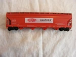Vintage Scale Dupont Alethon Dupx 36028 Four Bay Covered Hopper. Fixed Price $19.99.