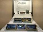 Ho Scale Ahm Rivarossi Cnw Cattle & Speedway Freight 5 Car Lot With Boxes. Fixed Price $15.00.