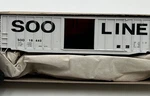 Accurail 5605 Ho Scale Soo Line 50' Exterior Post Boxcar Kit - #18440 New. Fixed Price $27.90.